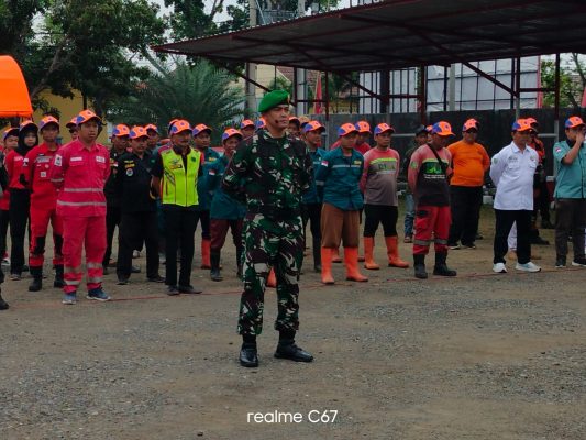 Peringati Hari Kesiapsiagaan Bencana Bumi, TNI-POLRI dan Pemda Indramayu Menggelar Simulasi