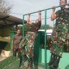 Danramil 1604 Jatibarang Kapten Inf Sugiyanto Berikan Pembinaan Fisik Kepada Anggotanya