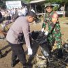 Peringati Hari Lingkungan Hidup Sedunia, Koramil 1601 Indramayu Bersih Bersih Pantai Tirta Ayu