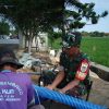 Tingkatkan Swasembada Pangan, Babinsa Koramil 1609 Juntinyuat Melaksankan Monitoring Pompanisasi
