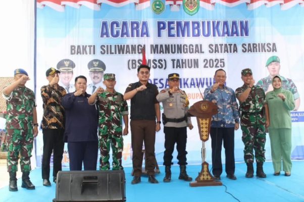 Dandim 0616/Indramayu Resmikan Pembukaan BSMSS Tahun 2025 di Kecamatan Trisi