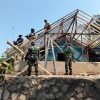 Personil Koramil 1611 Losarang Melaksanakan Kegiatan BSMSS Desa Cikawung Kecamatan Terisi