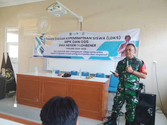 Tingkatkan Keterampilan Dan Pengetahuan Siswa, Danramil 1603/Lohbener Ajarkan Materi LDKS