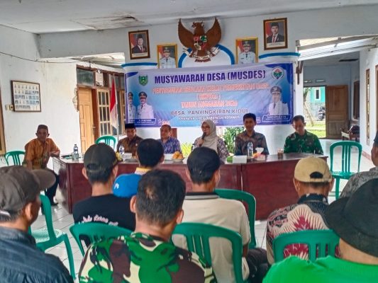 Koramil 1602 Sindang Menghadiri Musrembang Desa Penyusunan RKPDes Desa Panyingkiran Kidul Tahun 2026