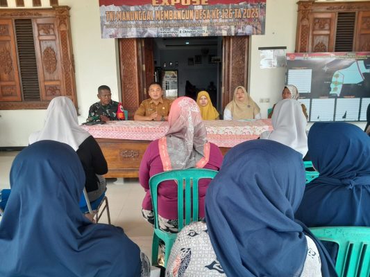 Satgas TMMD Ke-126 Hadiri Sosialisasi Kesehatan di Desa Longok