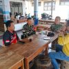 Danramil 1603 Lohbener Melaksanakan Komsos Bersama Ketua KMP Desa Rambatan Kulon