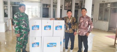 Serka Casmana Anggota Koramil 1603 Lohbener Monitoring Logistik Pemilu Kepala Desa Langut