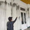 Bangunan Cagar Budaya ' GEDONG DUWUR Rusak Oleh Vandalisme Aktivitas Pembuatan Film