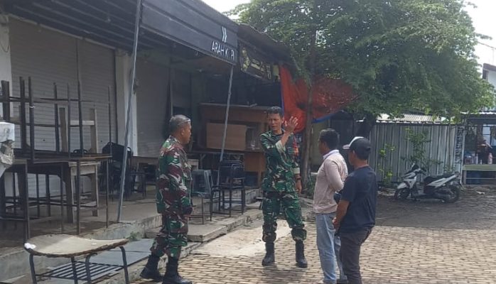 Koramil 1608 Karangampel Melaksanakan Peninjauan Lahan Pembuatan Kopdes