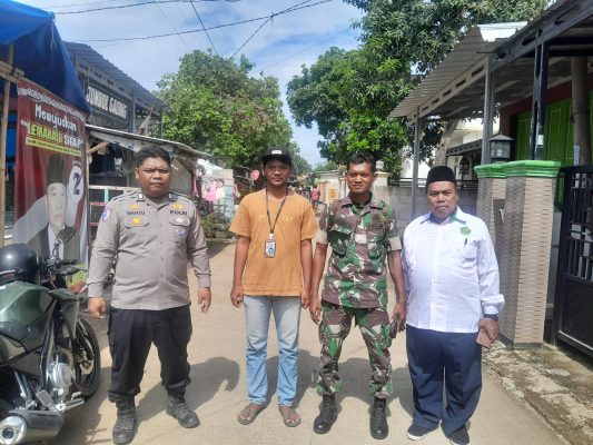 Koramil 1605 Sukagumiwang Laksanakan Kampanye Calon Kuwu No.Urut 1 Badru Jaman