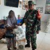 Koramil 1604 Jatibarang Monitoring Penyaluran Batuan Pangan Warga Masyarakat Desa Krasak