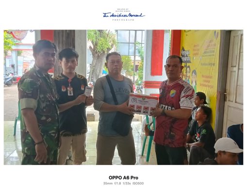 Koramil 1602 Sindang Monitoring Pendistribusian Logistik Pilwu Tahun 2025 Ke Kantor Kuwu Desa Lamrantarung