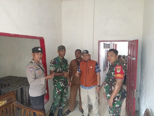 Koramil 1603 Lohbener Monitoring Kegiatan Pengamanan Kotak Suara Pemilihan Kuwu Desa Arahan Kidul