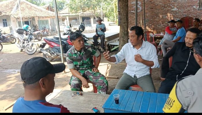 Babinsa Koramil 1602 Sindang Pekda H.Agus Santoso Laksanakan Silaturahmi Pada Kuwu Terpilih Desa Cantigi Wetan