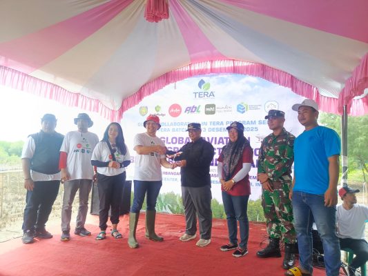 Koramil 1602 Sindang Hadiri Acara Seremonila Global Aviation Mangrove Action For Blue Carbon And Clean Air