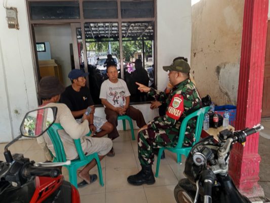 Koptu Yudha Afriyanto, Komsos Bersama Pamongdesa Dan Lembaga Desa Panyingkiran Lor