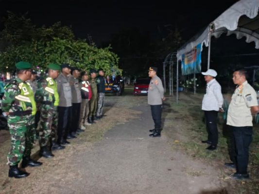 Koramil 1609 Juntinyuat Apel Pengamanan Perayaan Nataru Tahun 2025 Dan Tahun 2026 di GPK Juntikebon