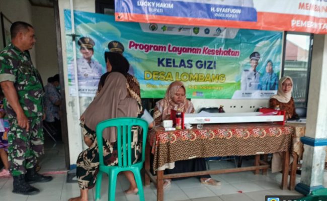 Pelda H Cukim Babinsa Koramil 1609/ Juntinyuat, Laksanakan Monitoring Posyandu Di Wilayah Binaan