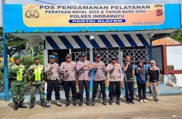 Koramil 1609 Juntinyuat Laksanakan Pengamanan Natal 2025 Dan Tahun Baru 2026 Posko Glayem