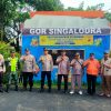 Personil Koramil 1602 Sindang Melaksanakan Apel Kegiatan Pos Pam Nataru Di GOR Singalodra Sindang