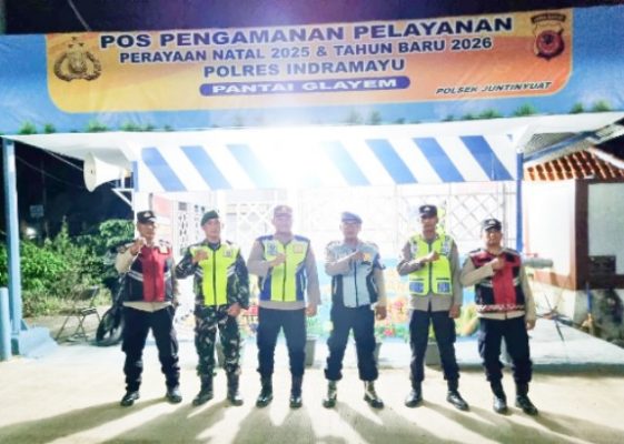 Pastikan Nataru Aman, TNI-Polri Laksanakan Pengamanan Natal 2025 Dan Tahun Baru 2026 Di Posko Glayem