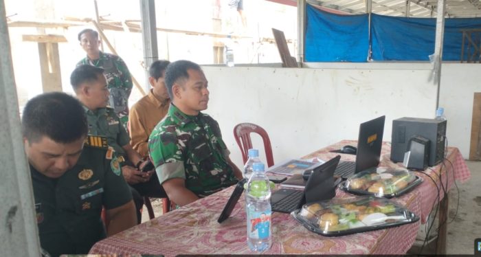 Kodim 0616 Indramayu Melaksanakan Rakor Evaluasi Percepatan Pembangunan KDKMP