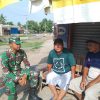Babinsa Koramil 1603 Lohbener Melaksanakan Kegiatan Komsos Bersama Masyarakat Binaan